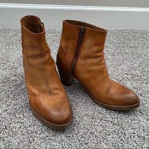 Italian leather boots